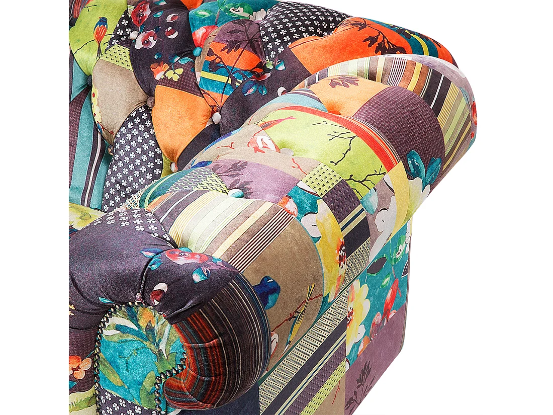 Bank CHESTERFIELD Stof Lichtgroen 3-zitter