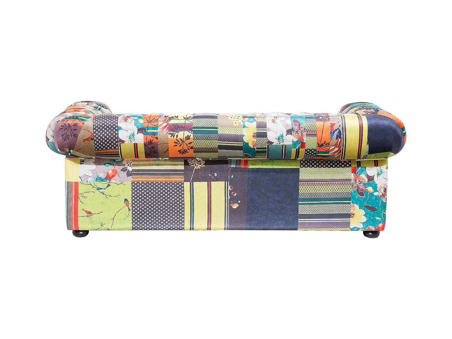 Canapé 3 places CHESTERFIELD Tissu Vert clair