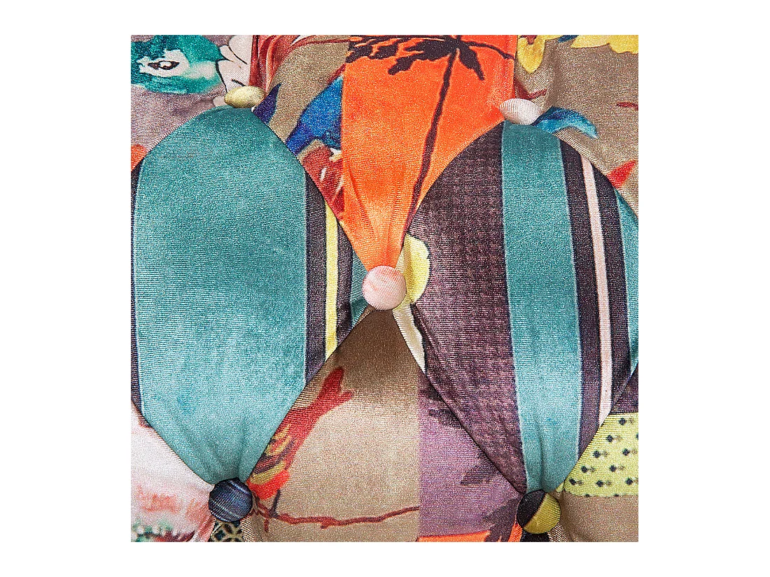 Canapé 3 places CHESTERFIELD Tissu Vert clair