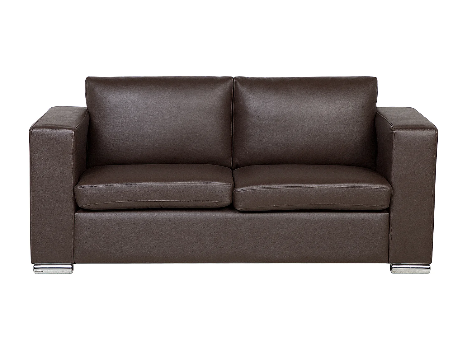 Bank HELSINKI Leer Donkerbruin 3-zitter