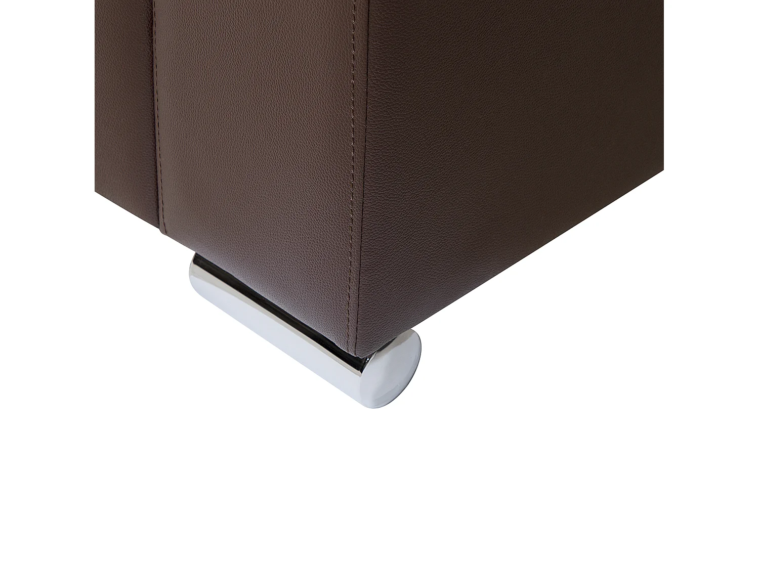 Bank HELSINKI Leer Donkerbruin 3-zitter
