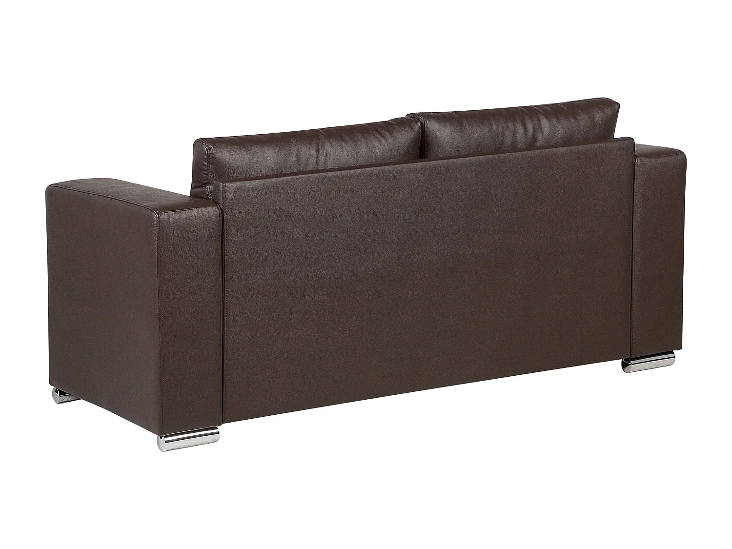 Bank HELSINKI Leer Donkerbruin 3-zitter