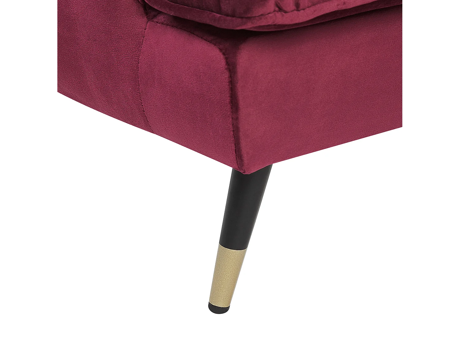 Bank SLETTA Fluweel Bordeaux 3-zitter