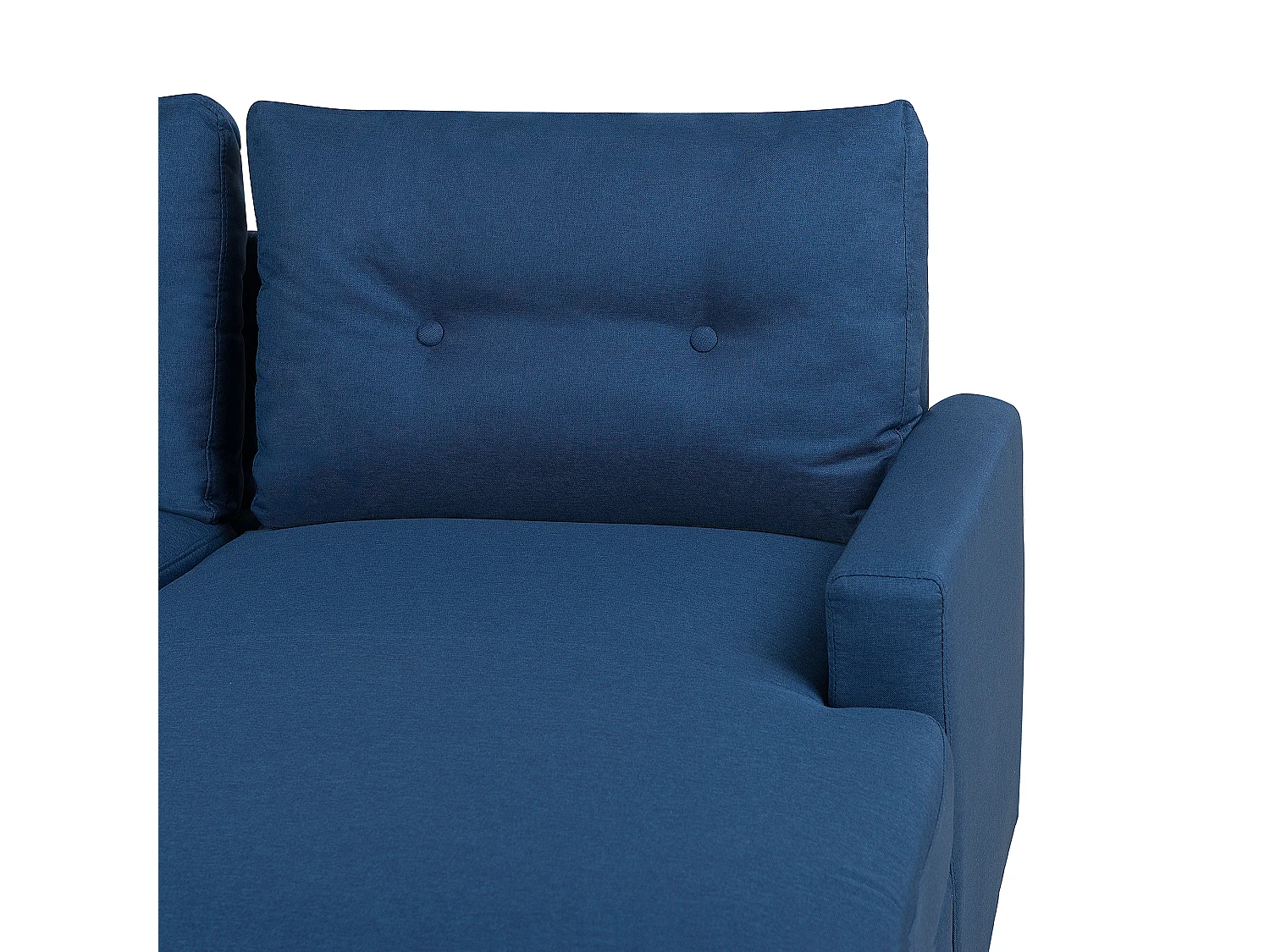 - Canapé angle à droite - Flakk - En Tissu, Bleu Marine