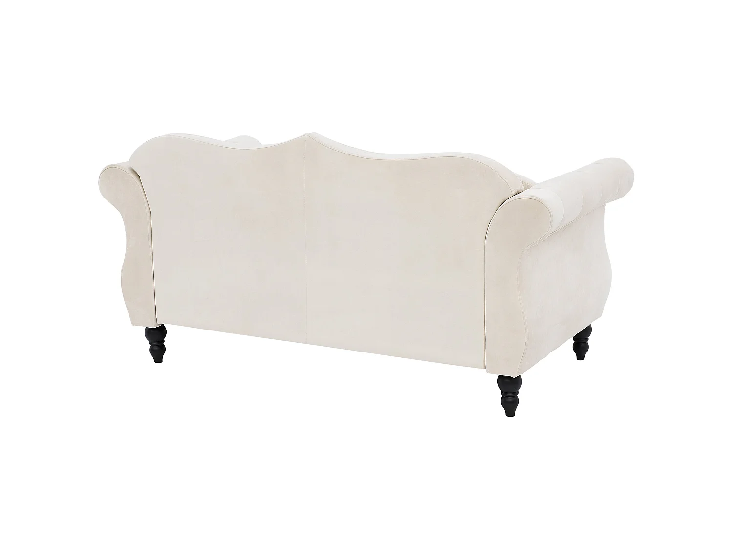 Canapé SKIEN Velours Beige 2 places
