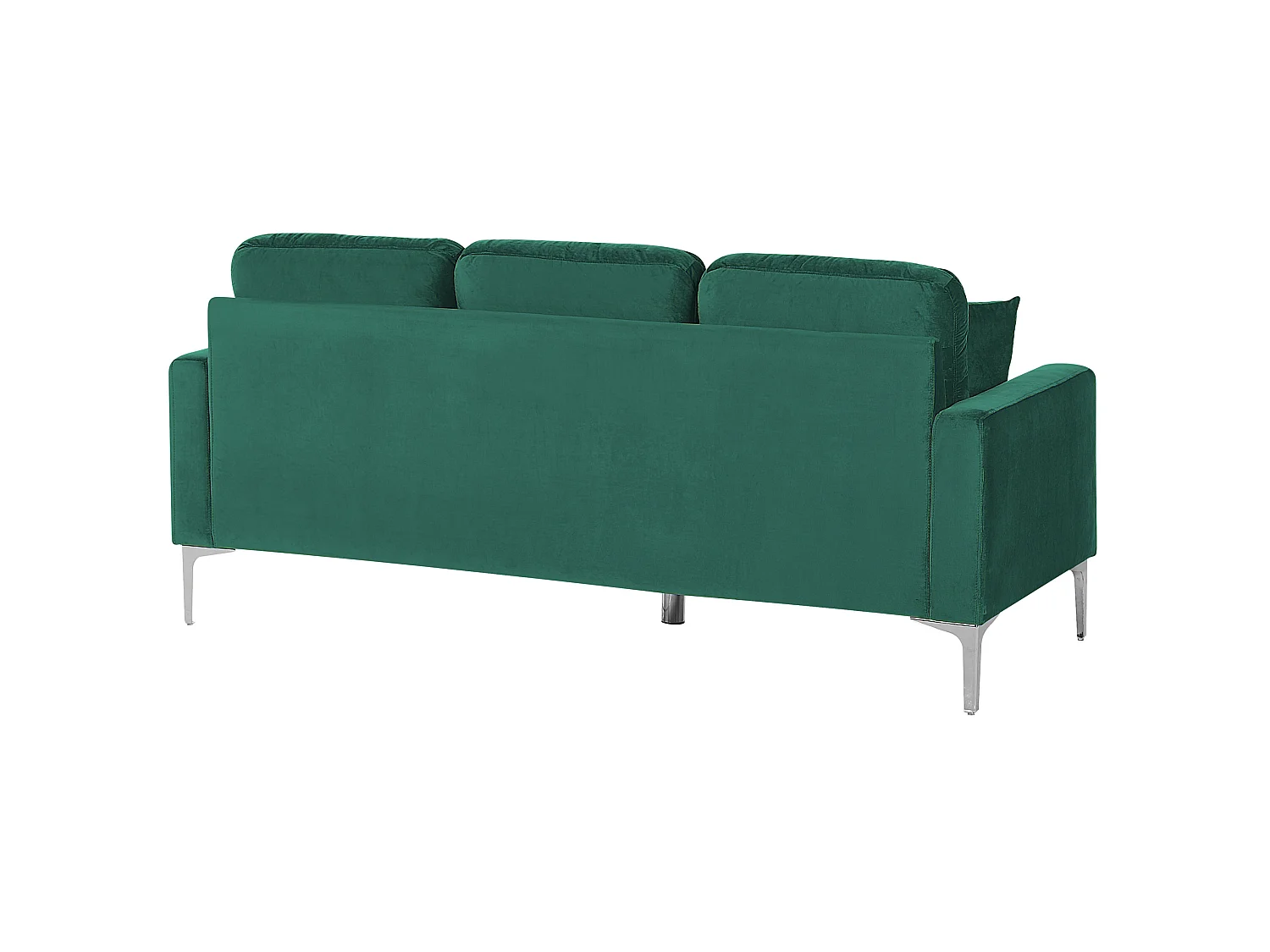 Canapé GAVLE Velours Vert émeraude 3 places