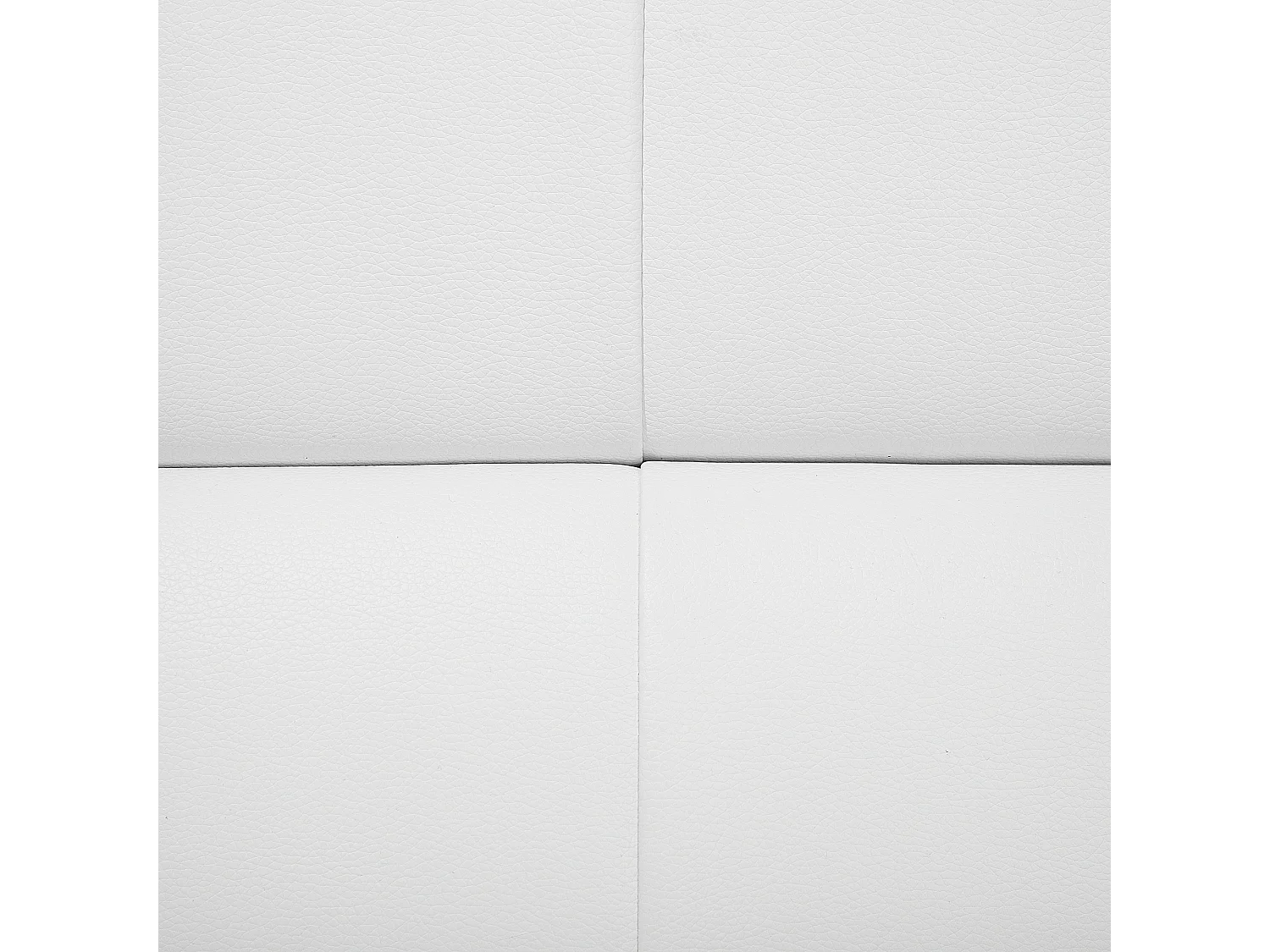 Divano LEIRA Pelle sintetica Bianco 2 posti