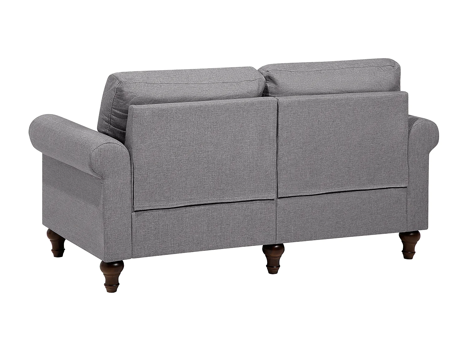 Tweezitsbank stof lichtgrijs OTRA II