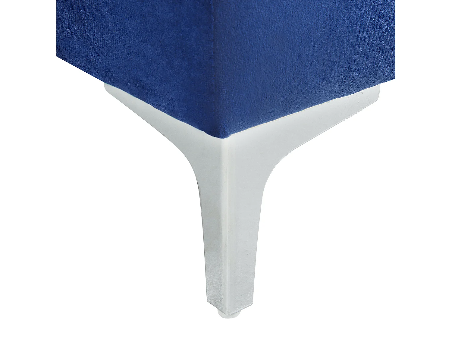 Canapé d'Angle - Timra - Côté Droite, en Velours, Bleu