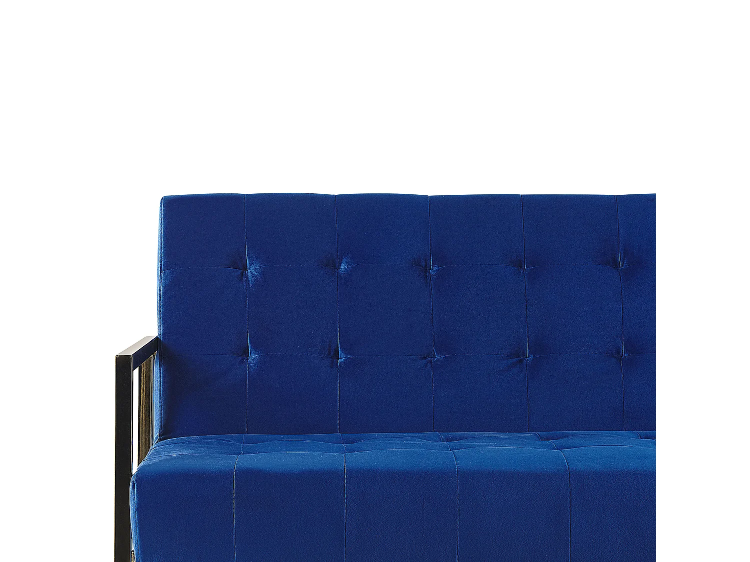 Slaapbank MARSTAL Fluweel Marineblauw 3-zitter