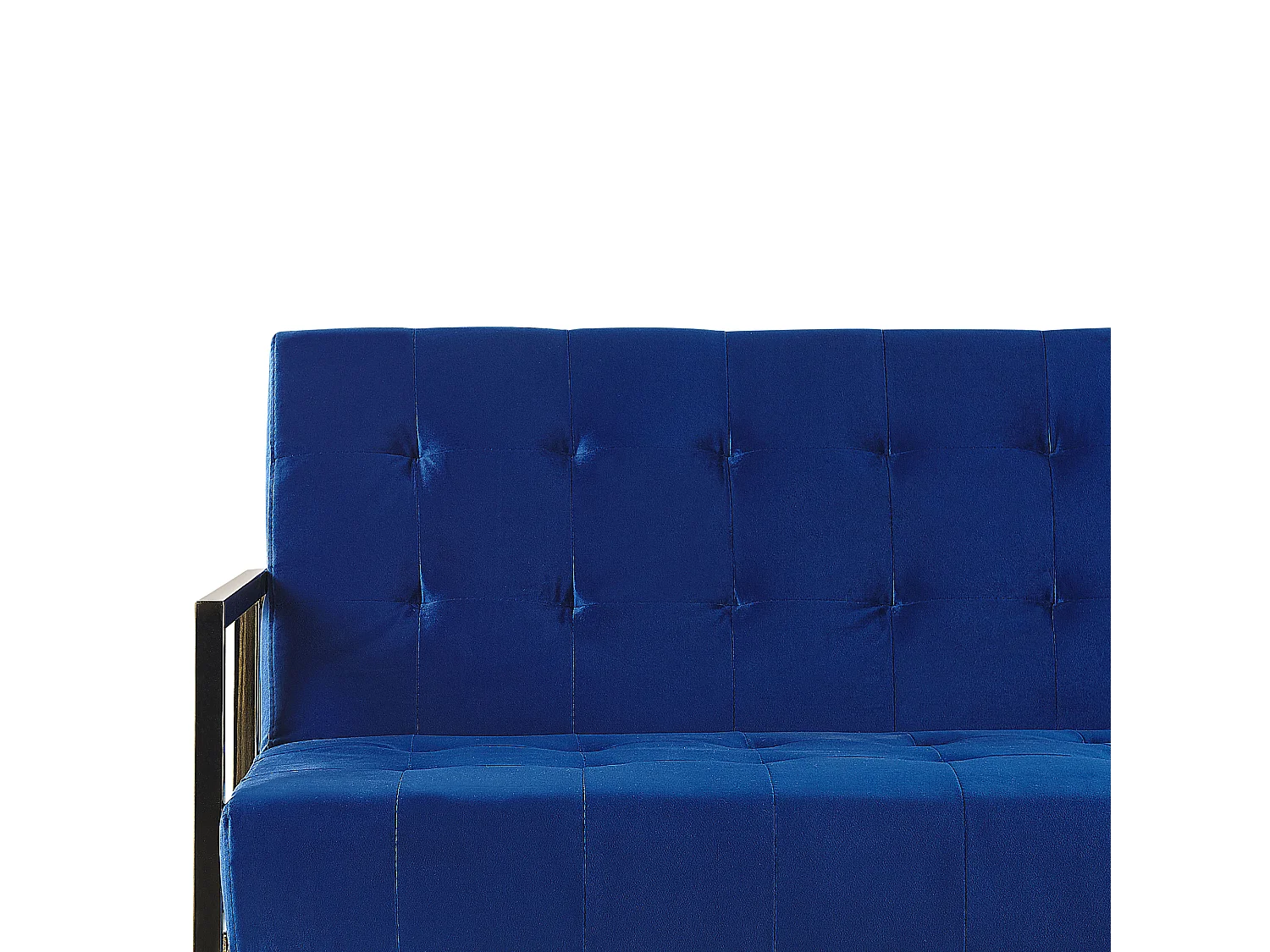 Divano letto MARSTAL Velluto Blu marino 3 posti