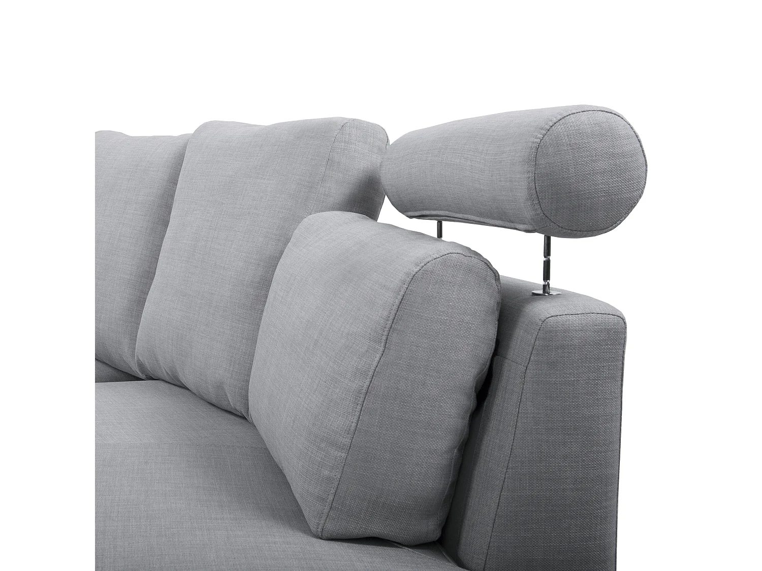 Divano semicircolare ROTUNDE Tessuto Grigio chiaro 7 posti