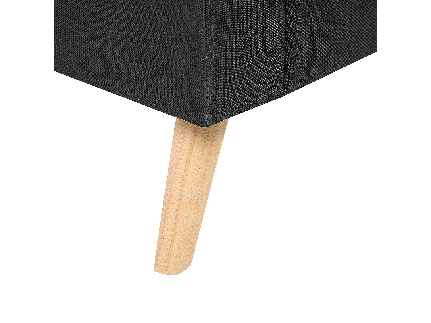 Divano KALMAR Tessuto Nero 2 posti