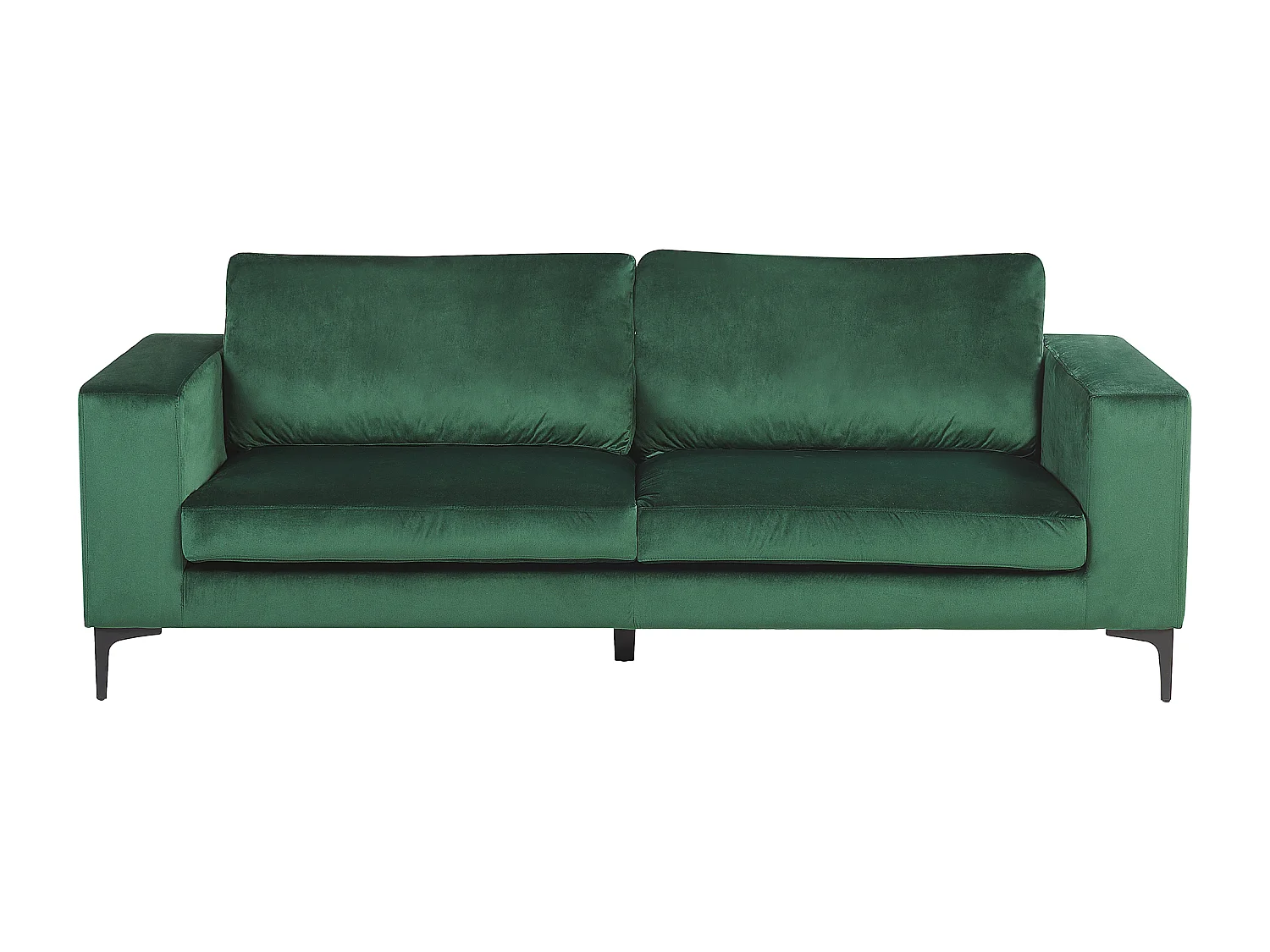 Sofa Polsterbezug in Grün moderner 3-Sitzer Couch Polstersofa Vadstena