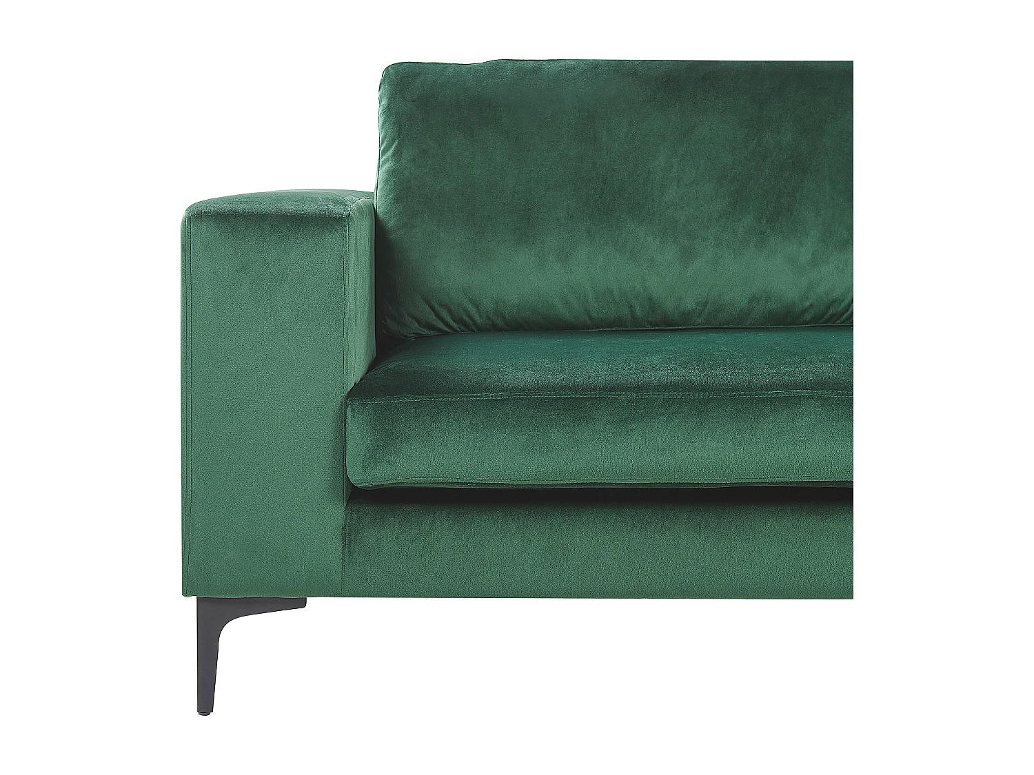 Sofa Polsterbezug in Grün moderner 3-Sitzer Couch Polstersofa Vadstena