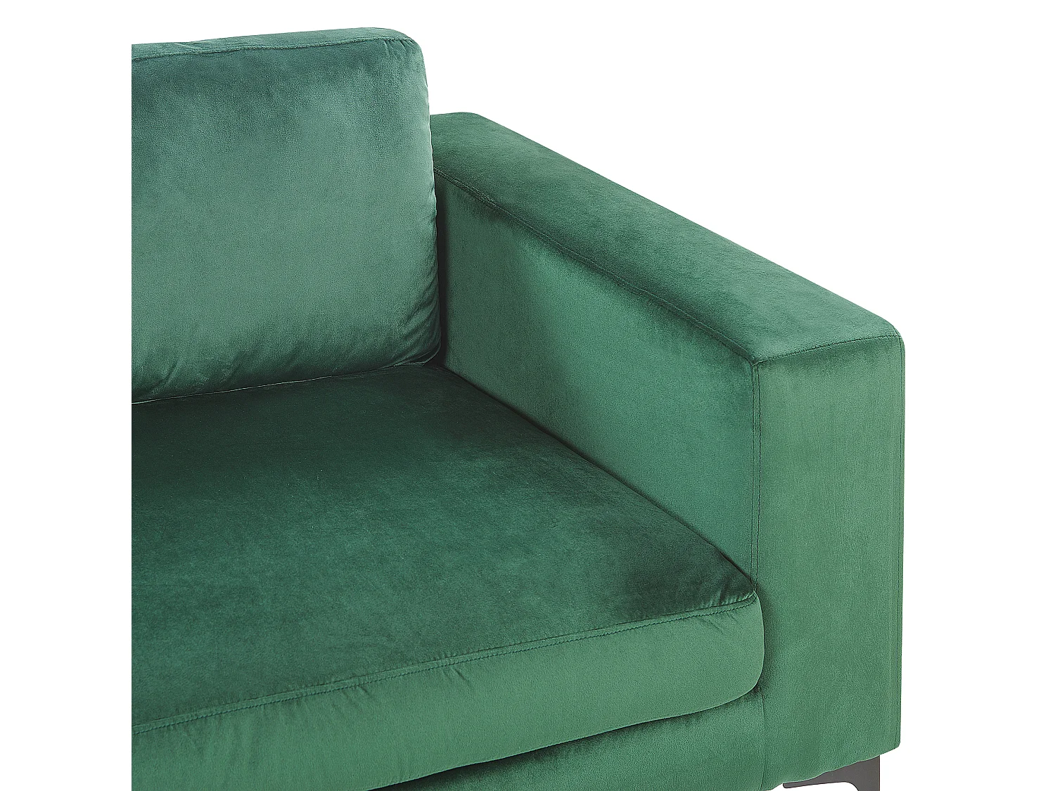 Sofa Polsterbezug in Grün moderner 3-Sitzer Couch Polstersofa Vadstena