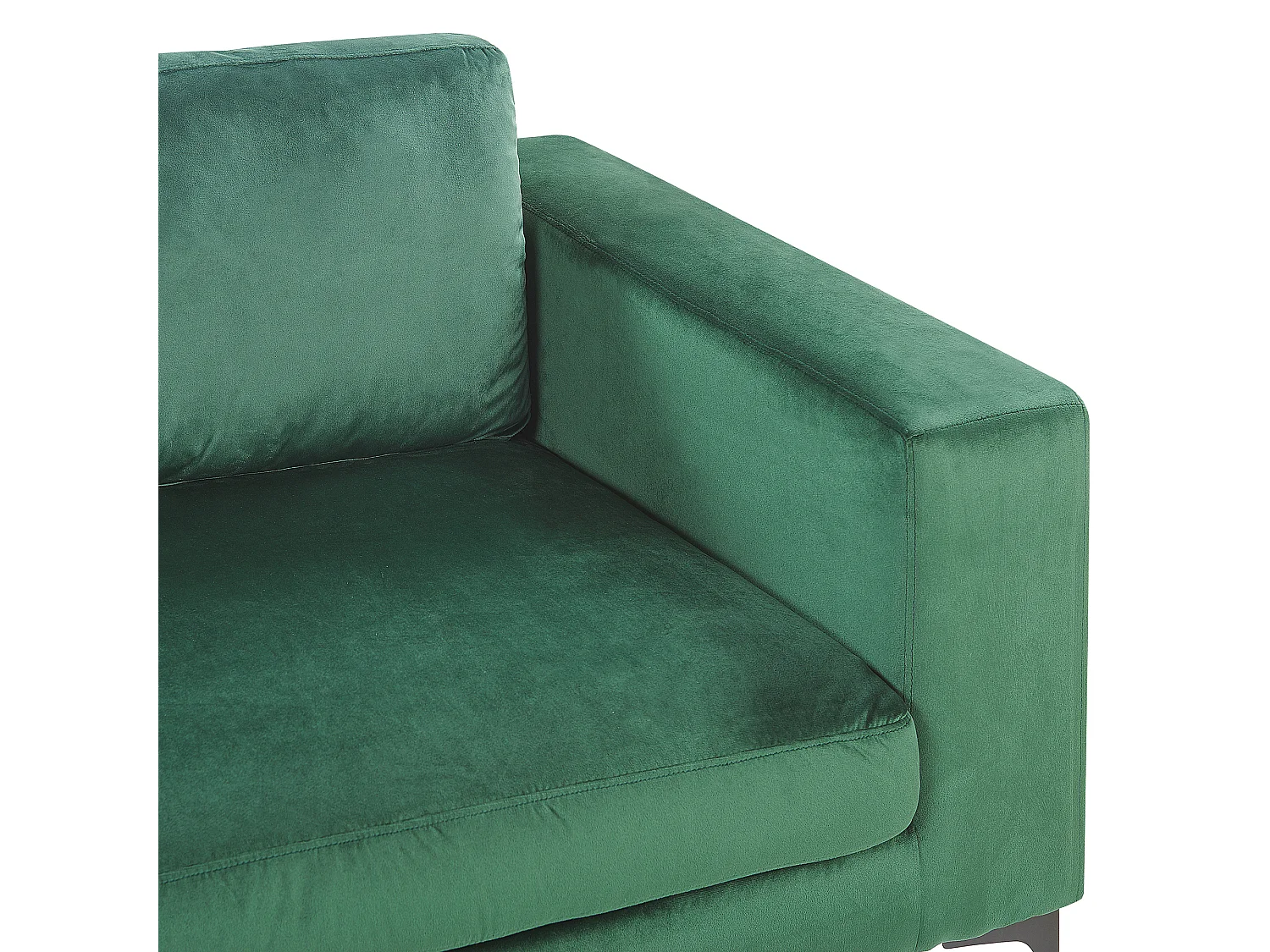 Sofa Polsterbezug in Grün moderner 3-Sitzer Couch Polstersofa Vadstena