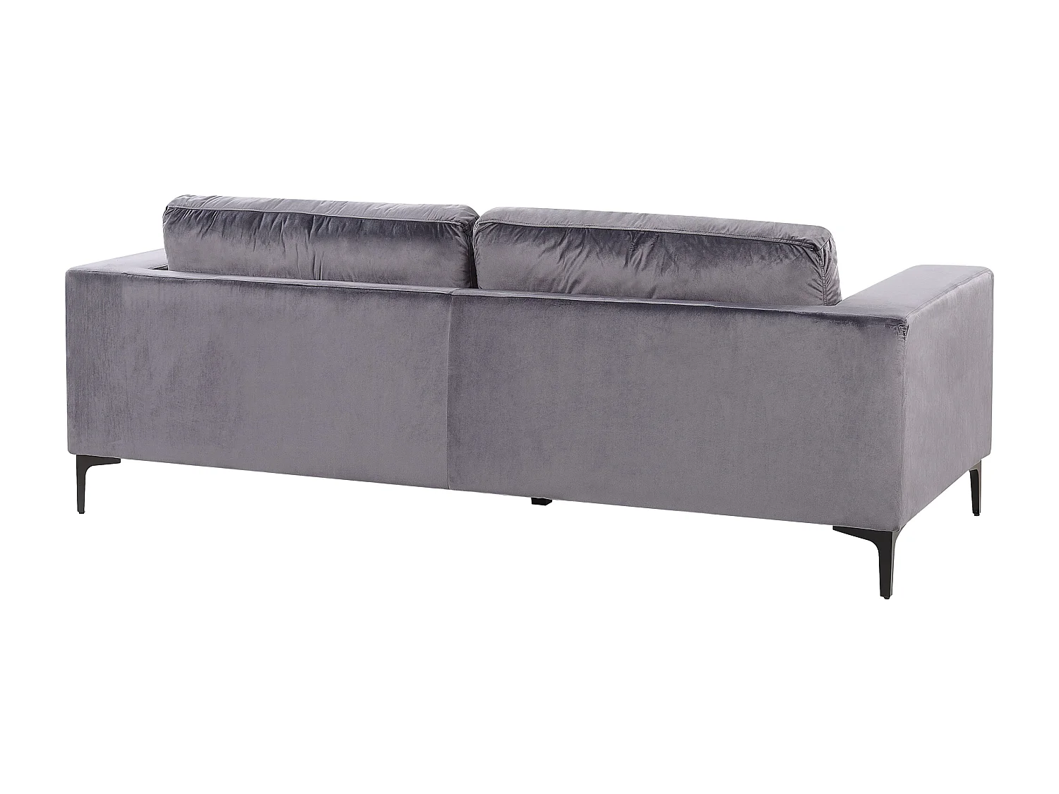 Bank VADSTENA Fluweel Donkergrijs 3-zitter