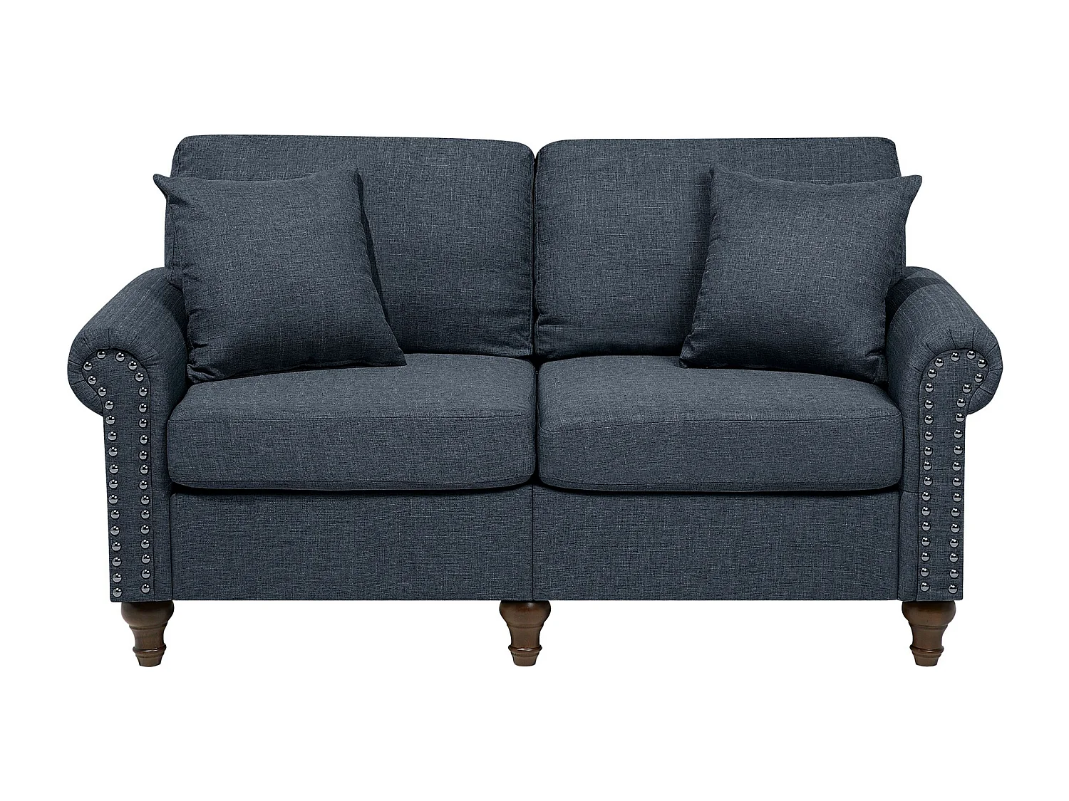 Tweezitsbank stof donkergrijs OTRA II