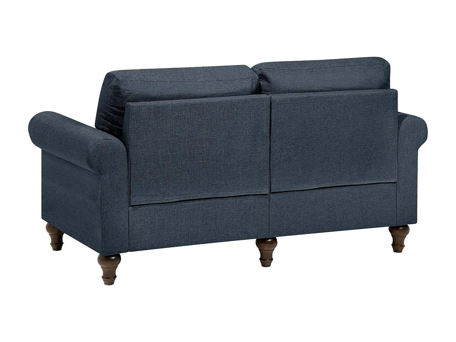 Tweezitsbank stof donkergrijs OTRA II