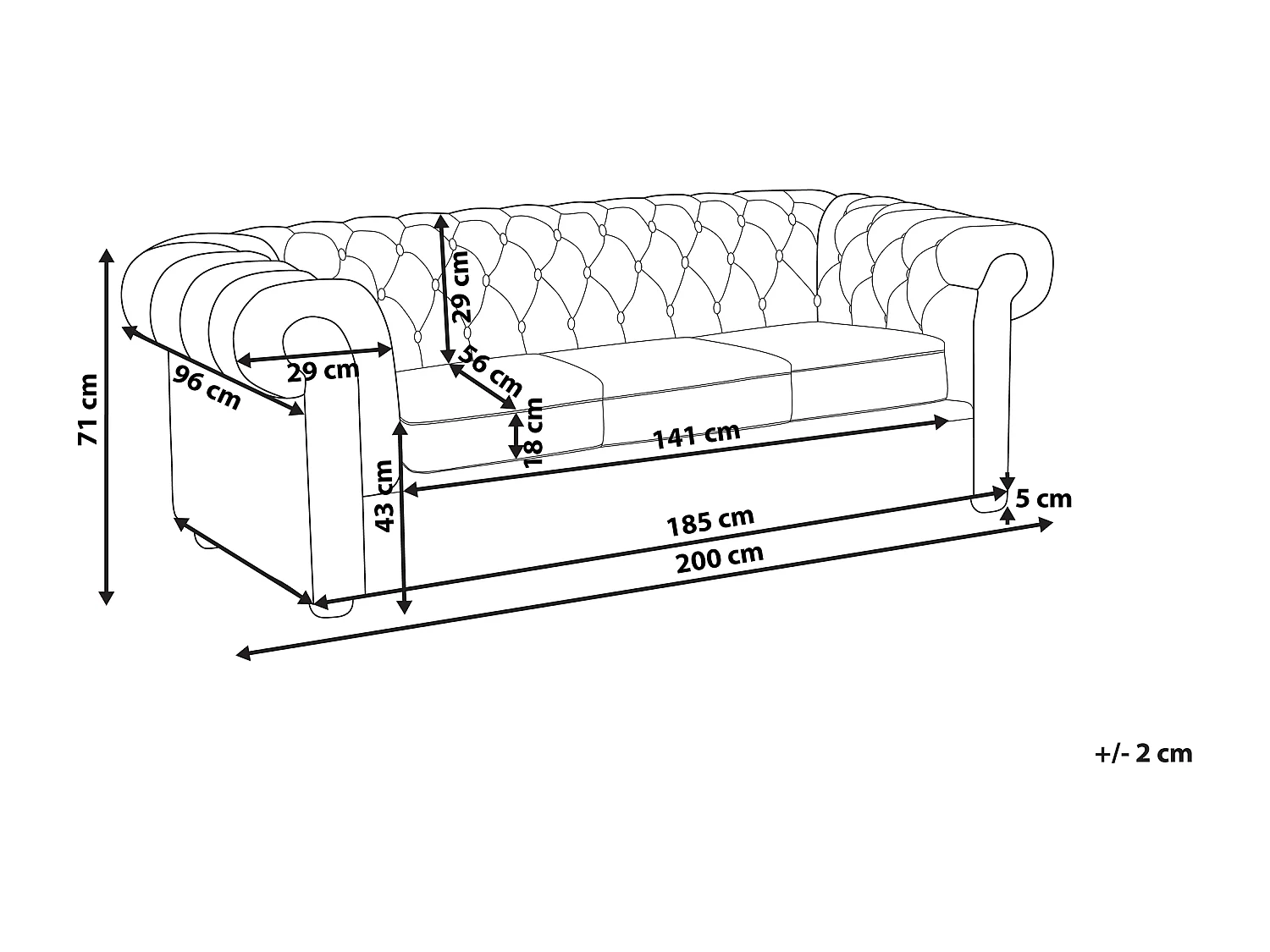 Sofa im englischen Stil Polsterbezug Patchwork bunt rosa Chesterfield
