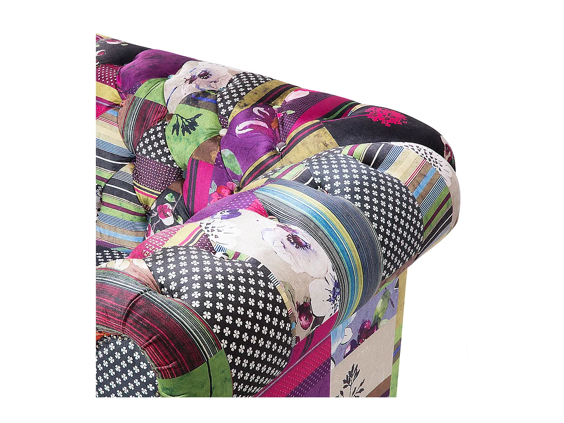 Bank CHESTERFIELD Stof Paars 3-zitter