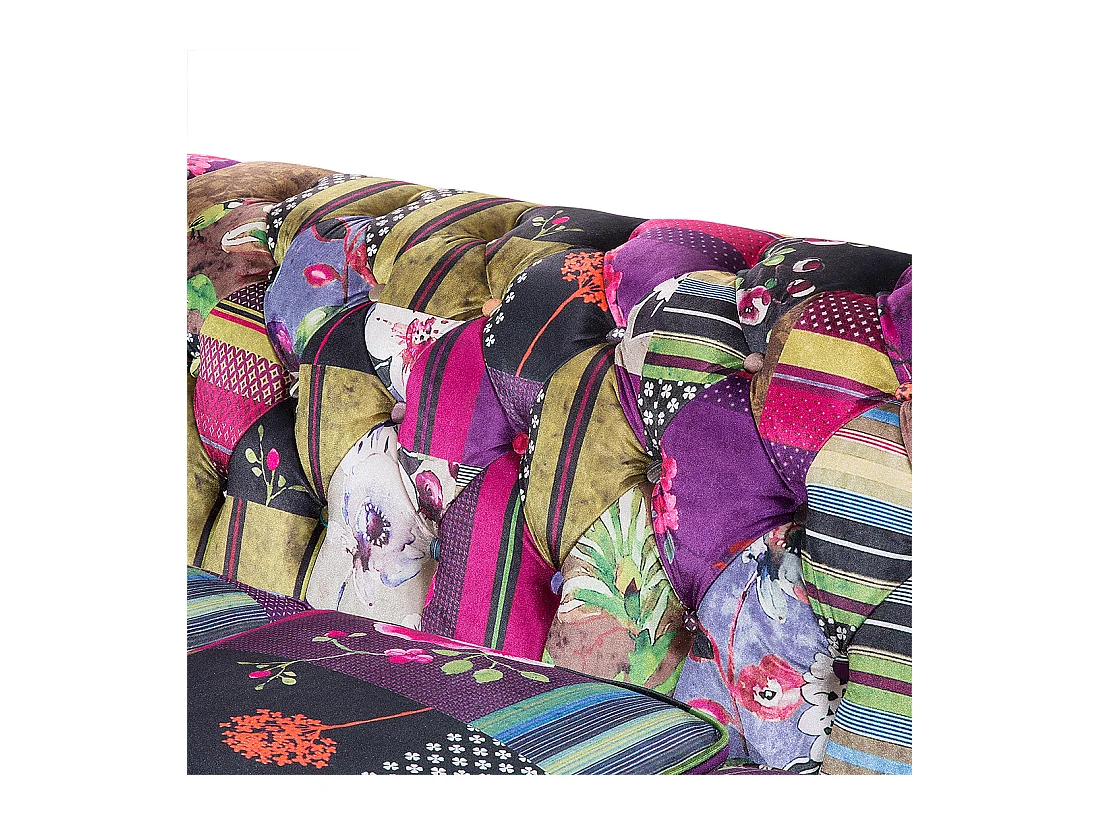 Bank CHESTERFIELD Stof Paars 3-zitter