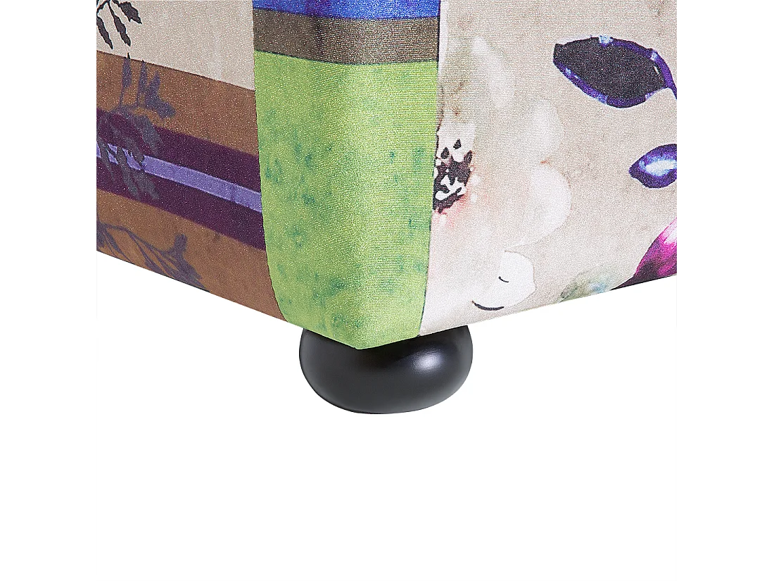 Sofá CHESTERFIELD Tecido Violeta 3 lugares