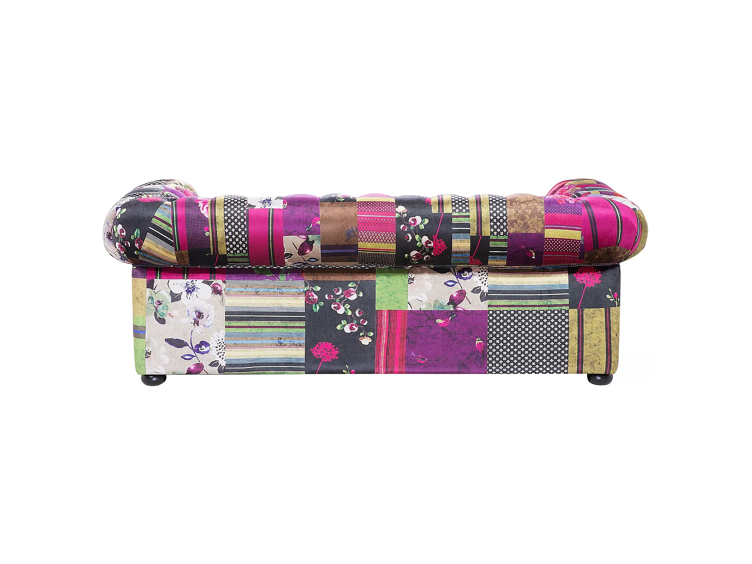 Sofá CHESTERFIELD Tela Violeta 3 plazas