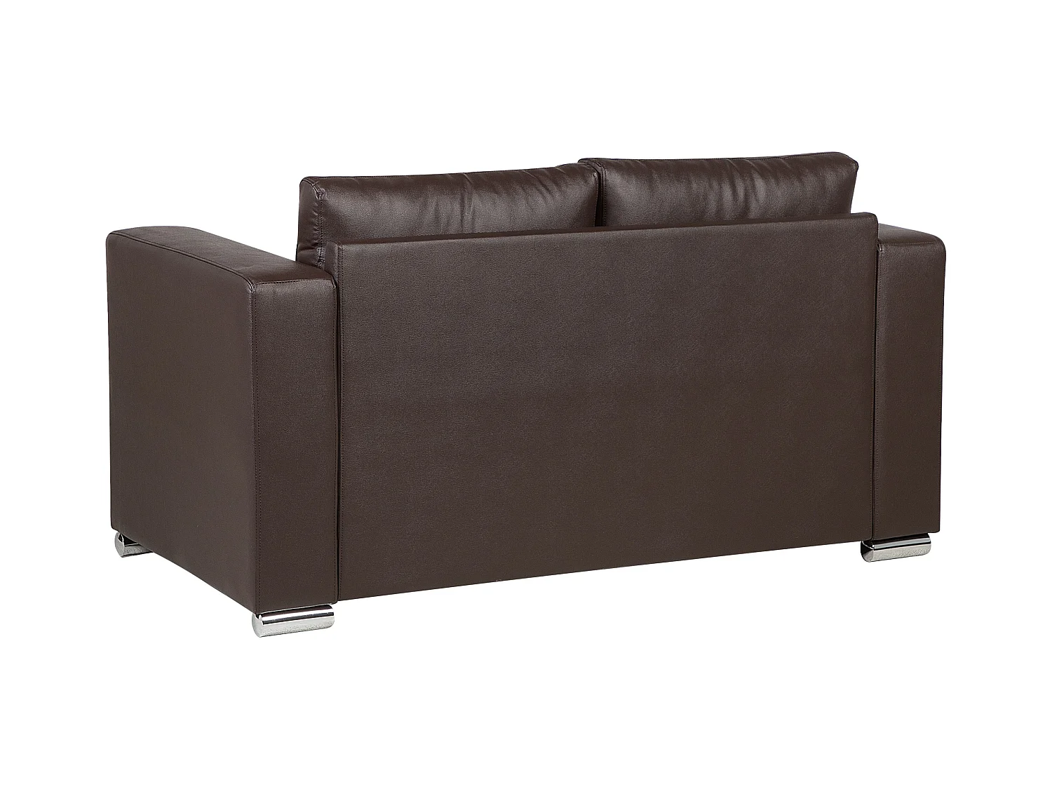 Klassisches Sofa Echtleder 2-Sitzer braun Helsinki