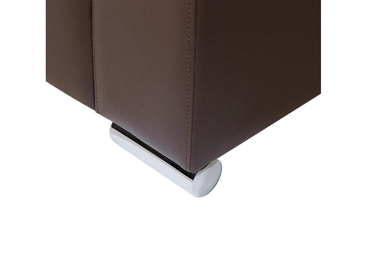 Klassisches Sofa Echtleder 2-Sitzer braun Helsinki