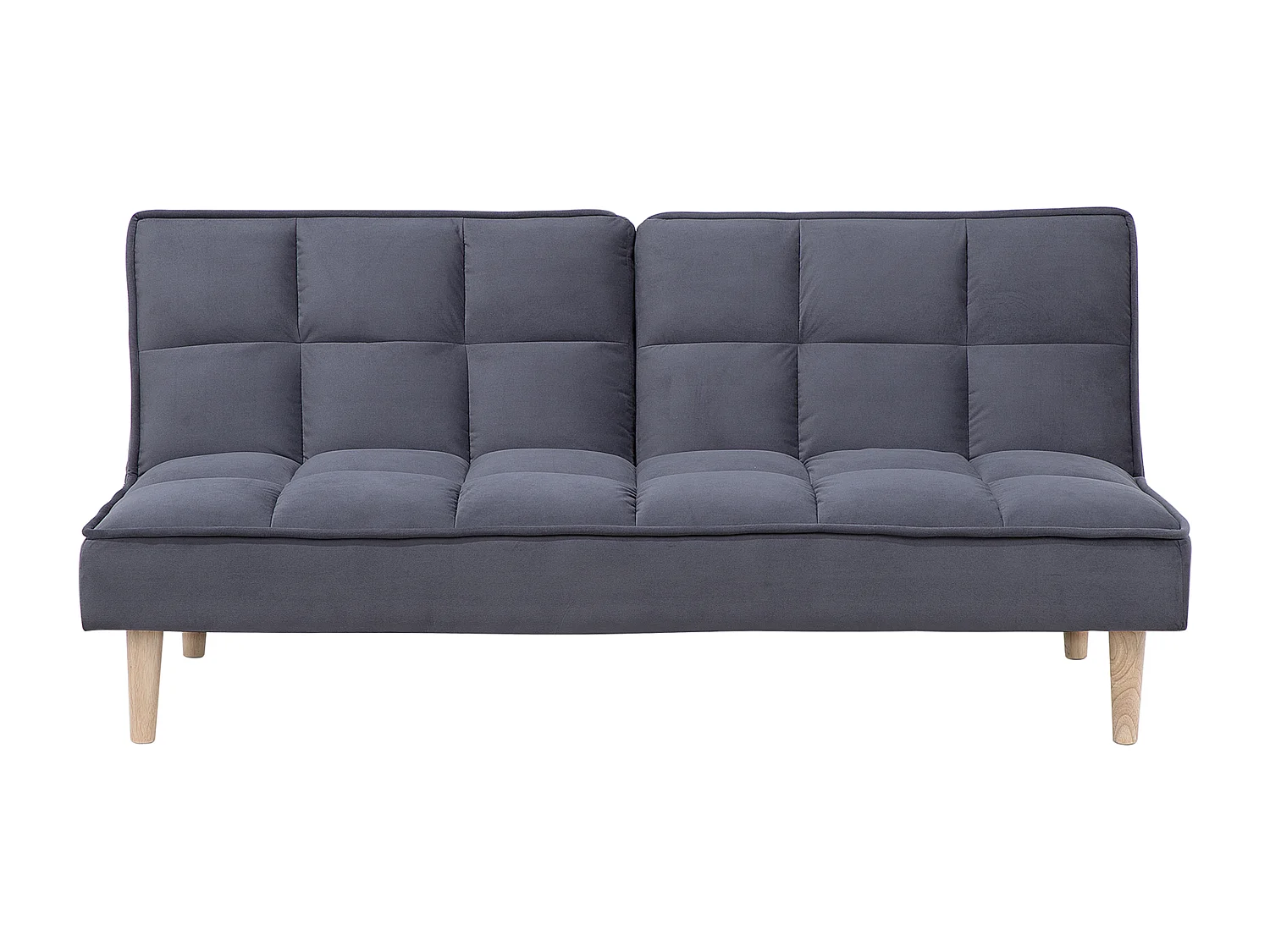 Sofá-cama SILJAN Tecido Cinzento escuro 3 lugares