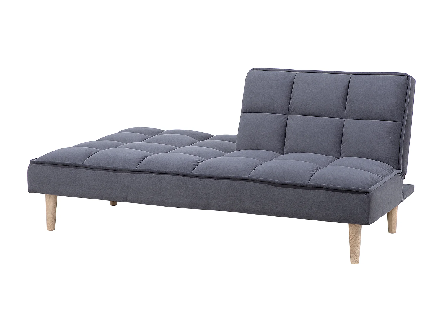 Sofá-cama SILJAN Tecido Cinzento escuro 3 lugares