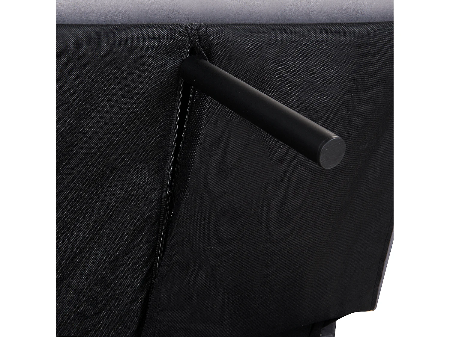 Sofá-cama SILJAN Tecido Cinzento escuro 3 lugares