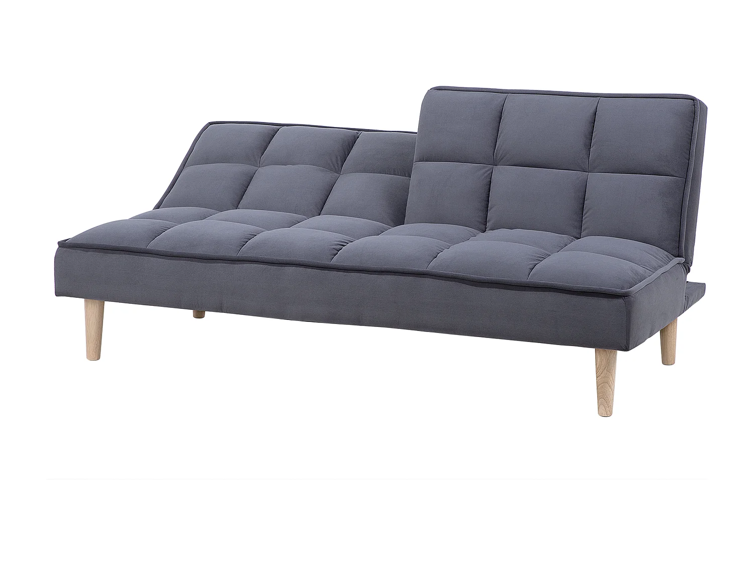 Sofá-cama SILJAN Tecido Cinzento escuro 3 lugares