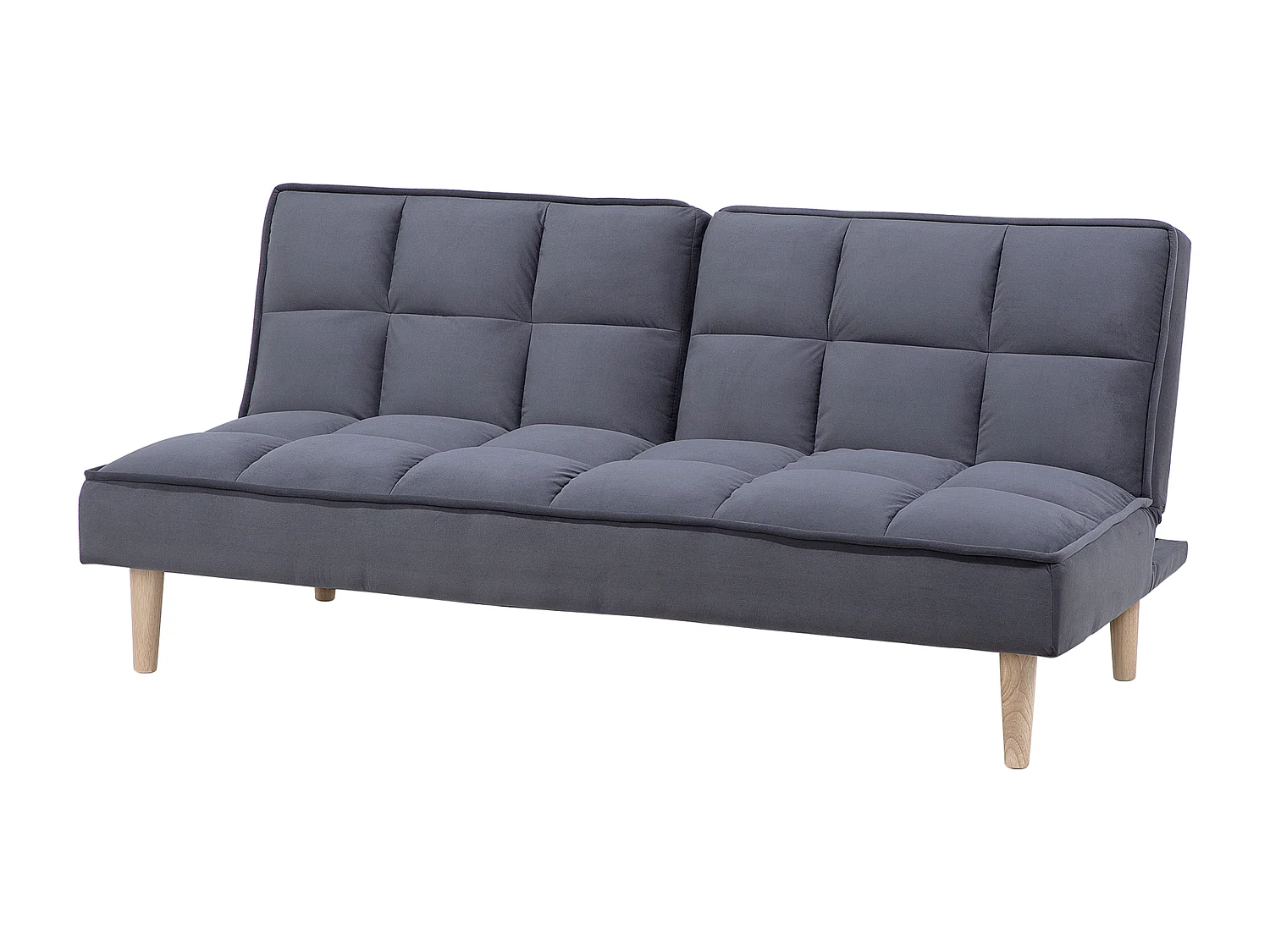 Sofá-cama SILJAN Tecido Cinzento escuro 3 lugares