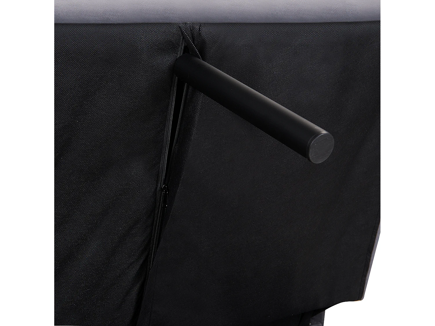 Sofá-cama SILJAN Tecido Cinzento escuro 3 lugares