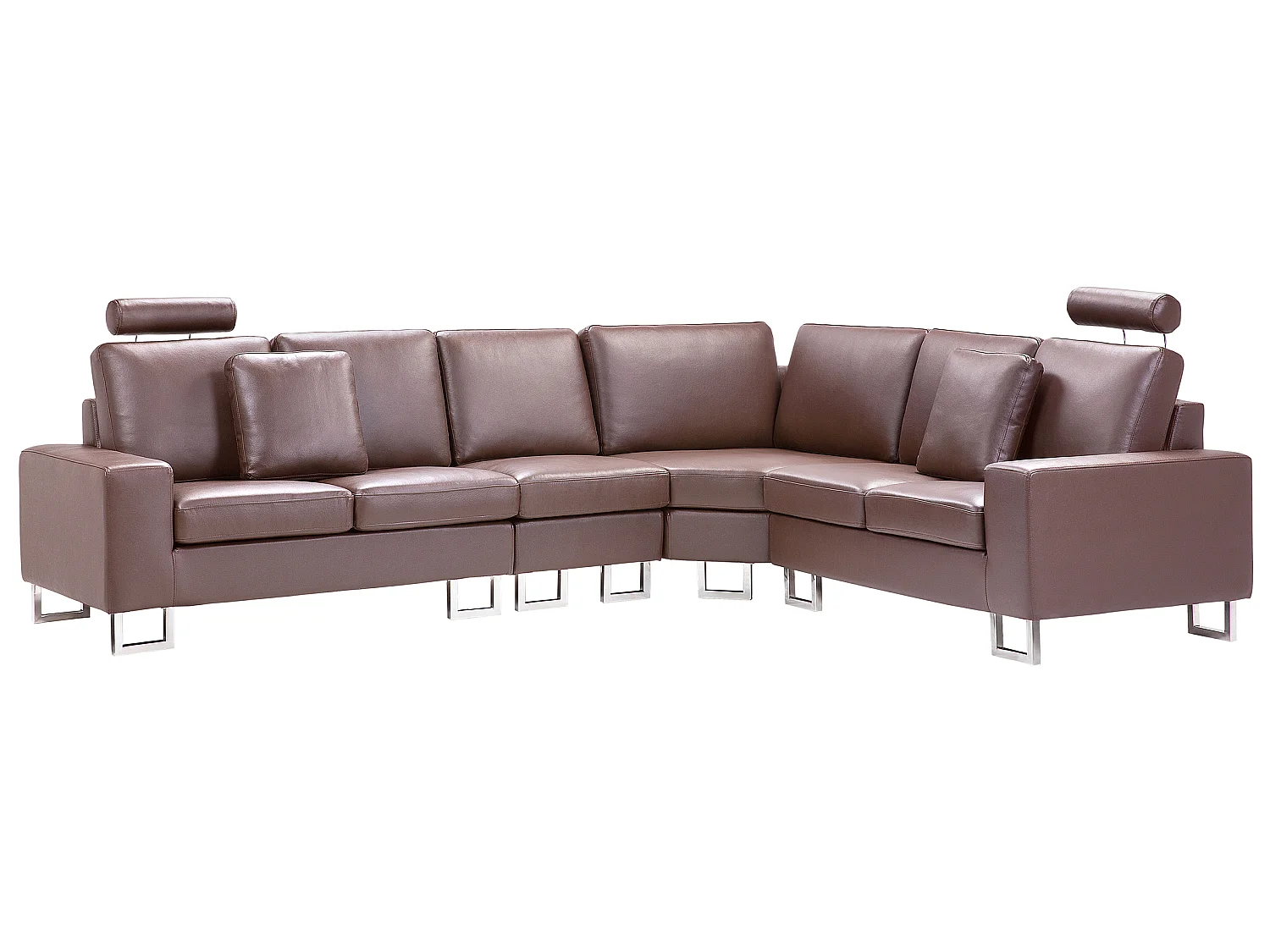 Canapé Angle à Gauche - Stockholm - Cuir, Marron