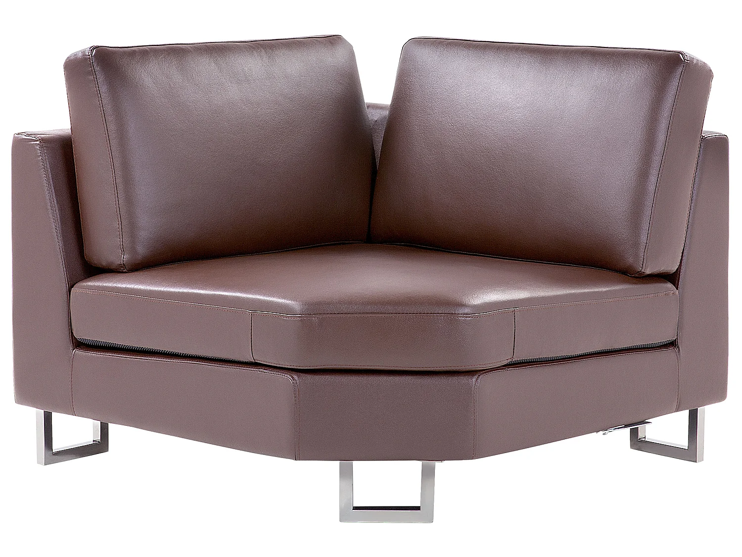 Canapé Angle à Gauche - Stockholm - Cuir, Marron