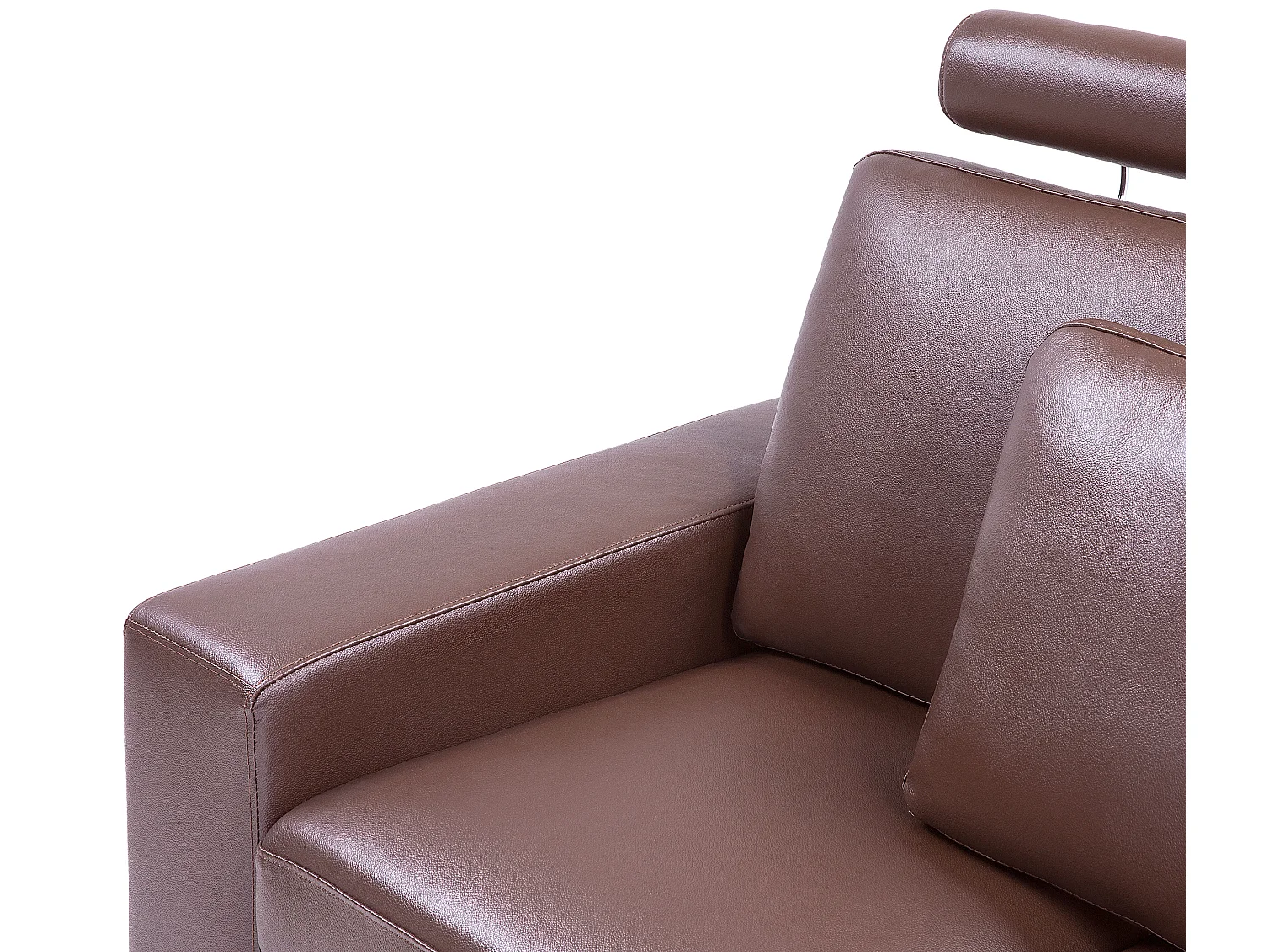 Canapé Angle à Gauche - Stockholm - Cuir, Marron