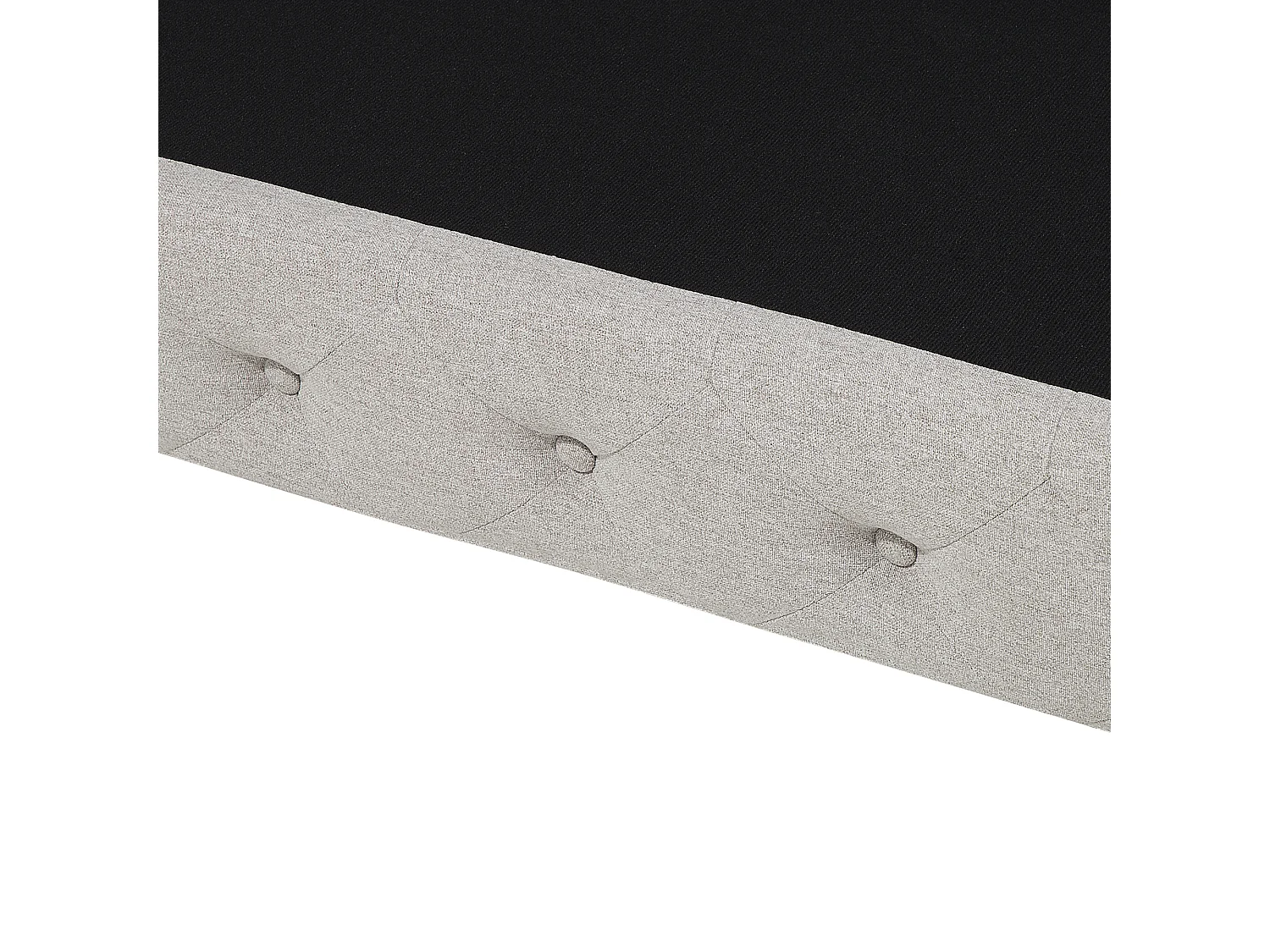 Sofa VISSLAND Stoff Hellbeige 2-Sitzer