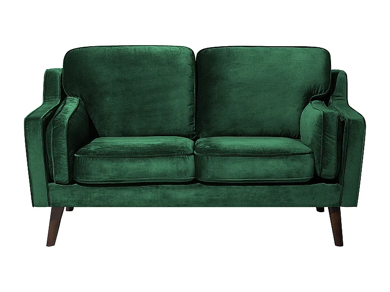 Divano LOKKA Velluto Verde smeraldo 2 posti