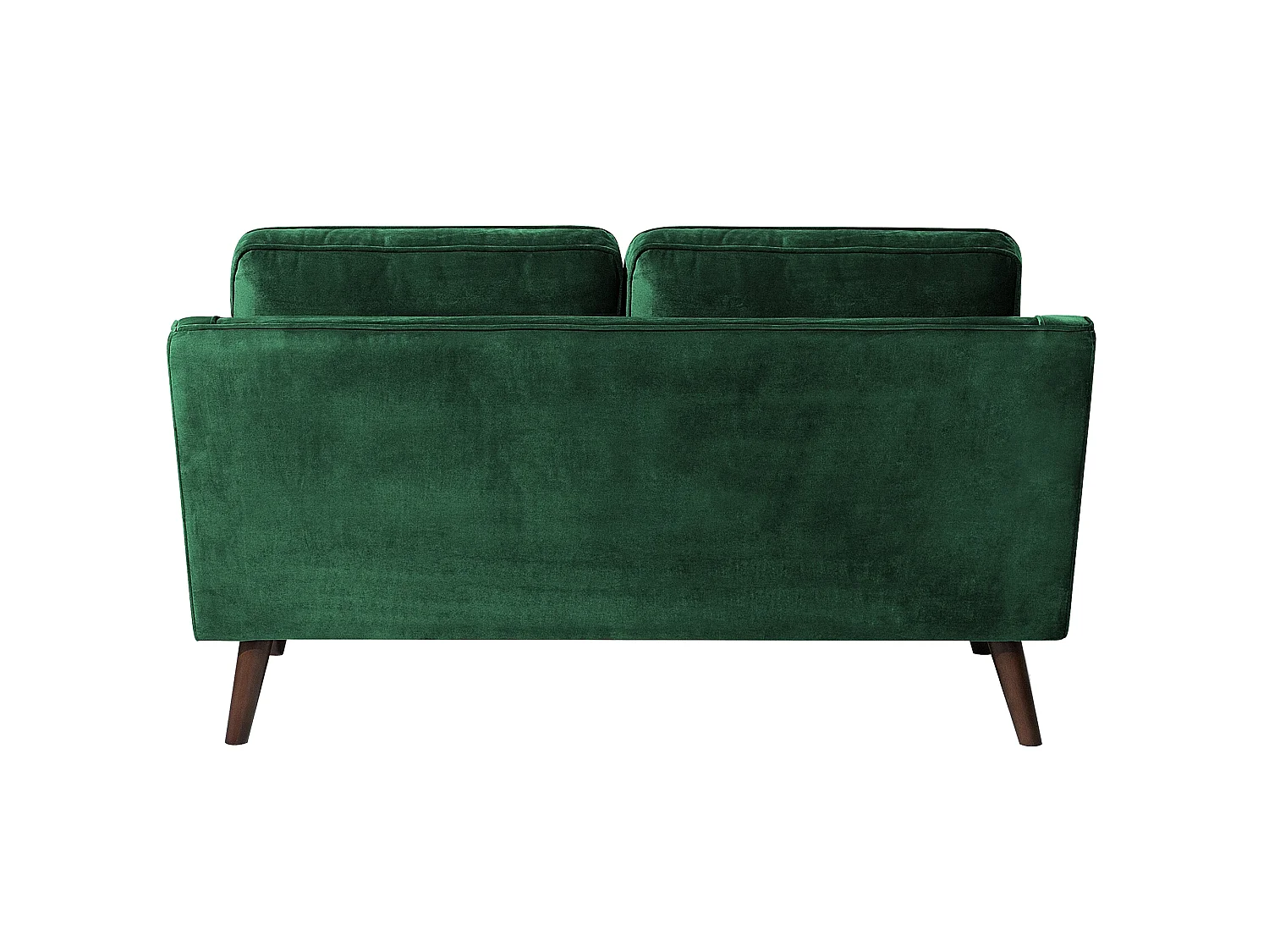 Canapé LOKKA Velours Vert émeraude 2 places