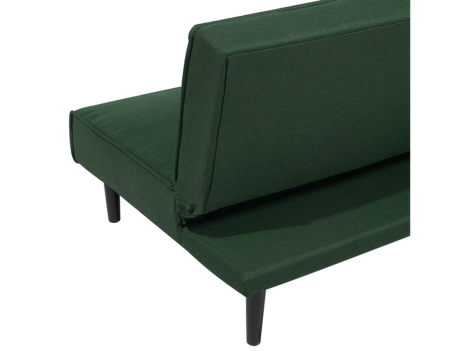 Divano letto VISBY Tessuto Verde scuro 3 posti