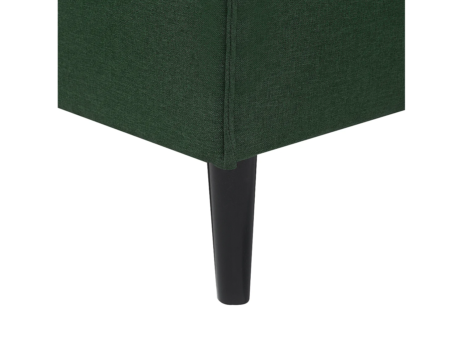 Divano letto VISBY Tessuto Verde scuro 3 posti