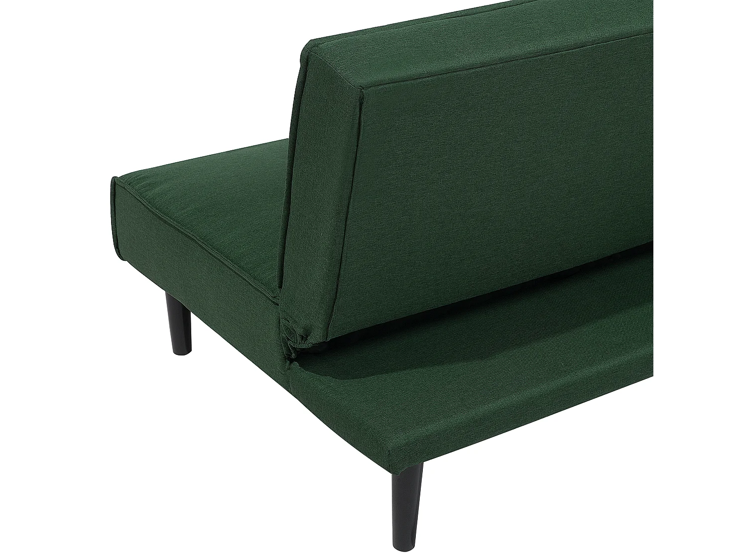 Divano letto VISBY Tessuto Verde scuro 3 posti