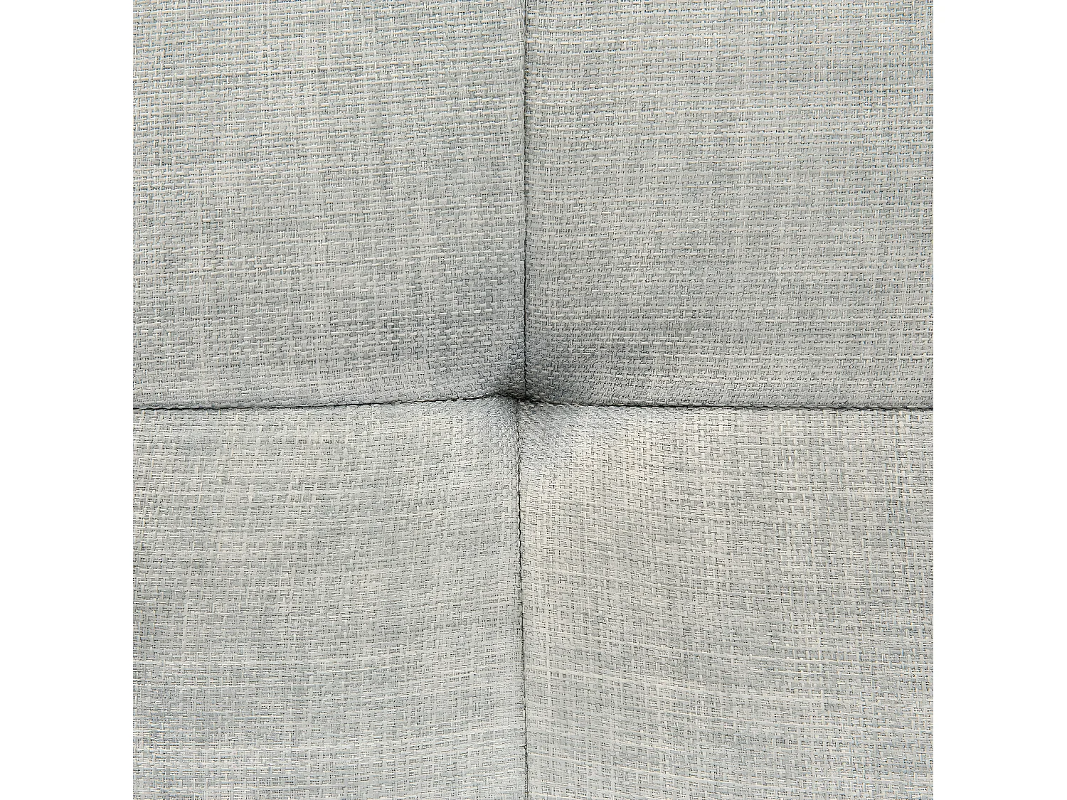 Canapé d'Angle Côté Droit en Tissu Gris Clair 4 Places Housses Amovibles Kiruna