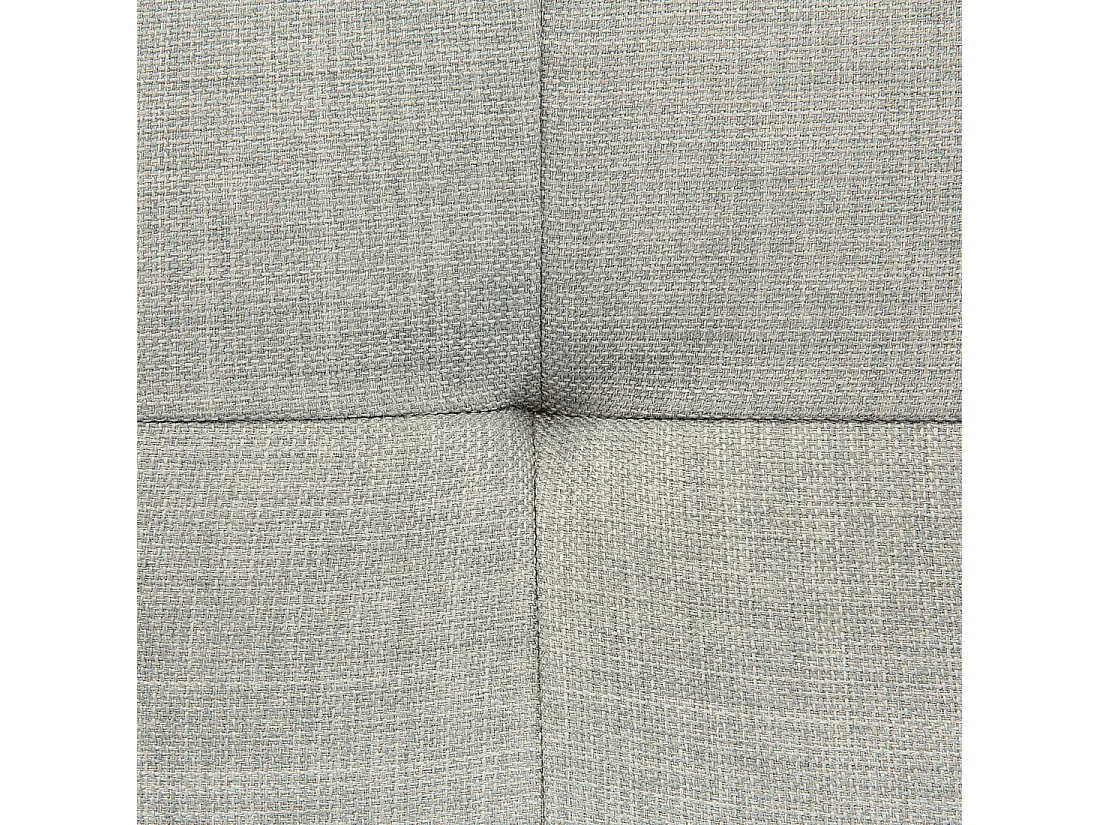 Canapé d'angle KIRUNA Tissu Gris clair 4 places Côté droit