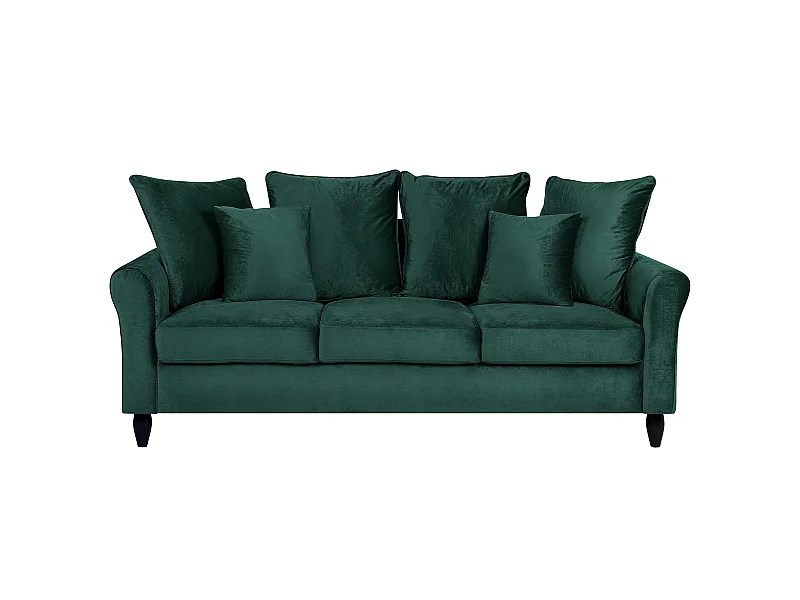 Bank BORNHOLM Fluweel Donkergroen 3-zitter
