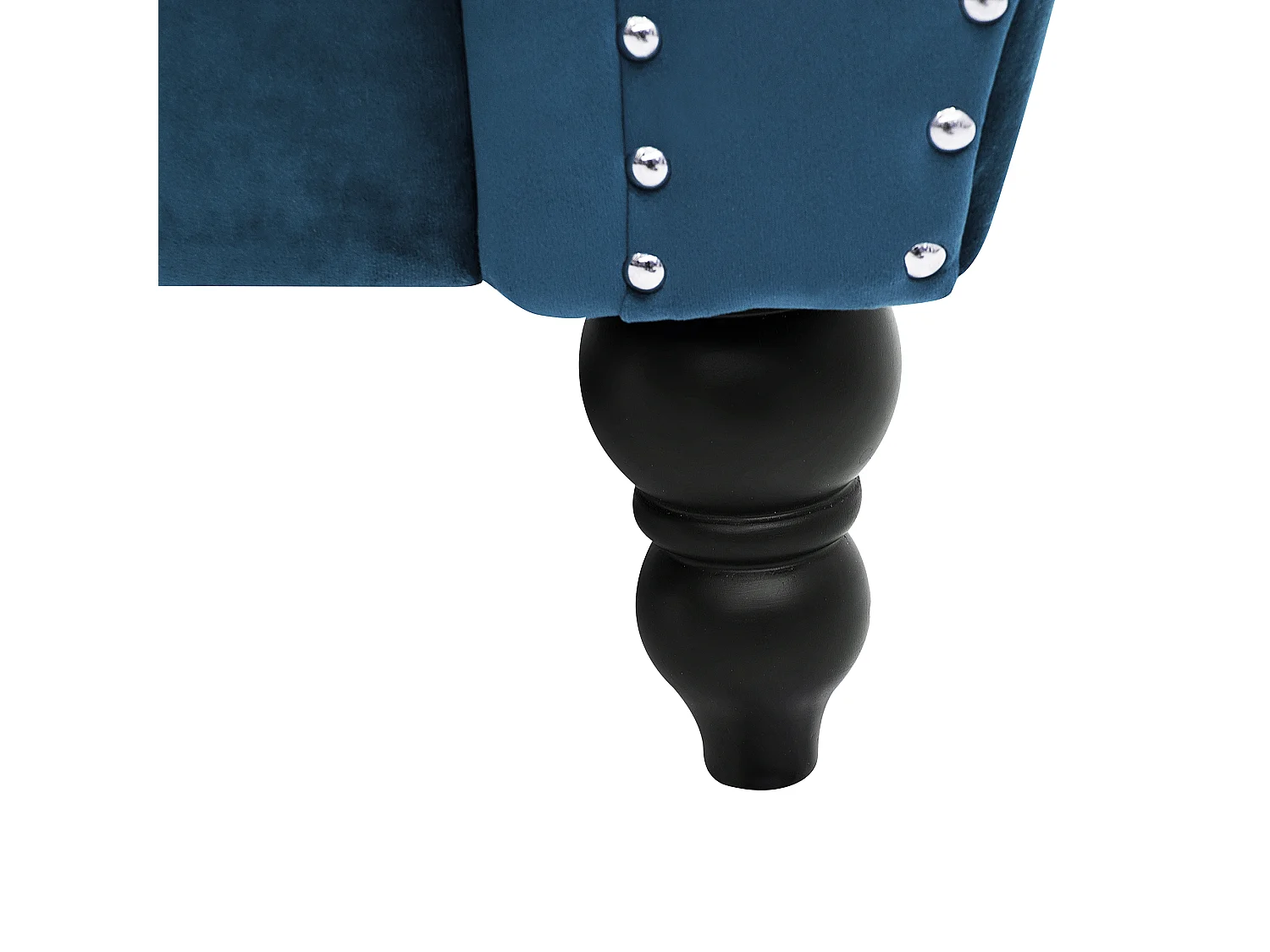 Bank SKIEN Fluweel Marineblauw 2-zitter